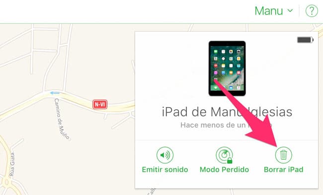 disabled ipad